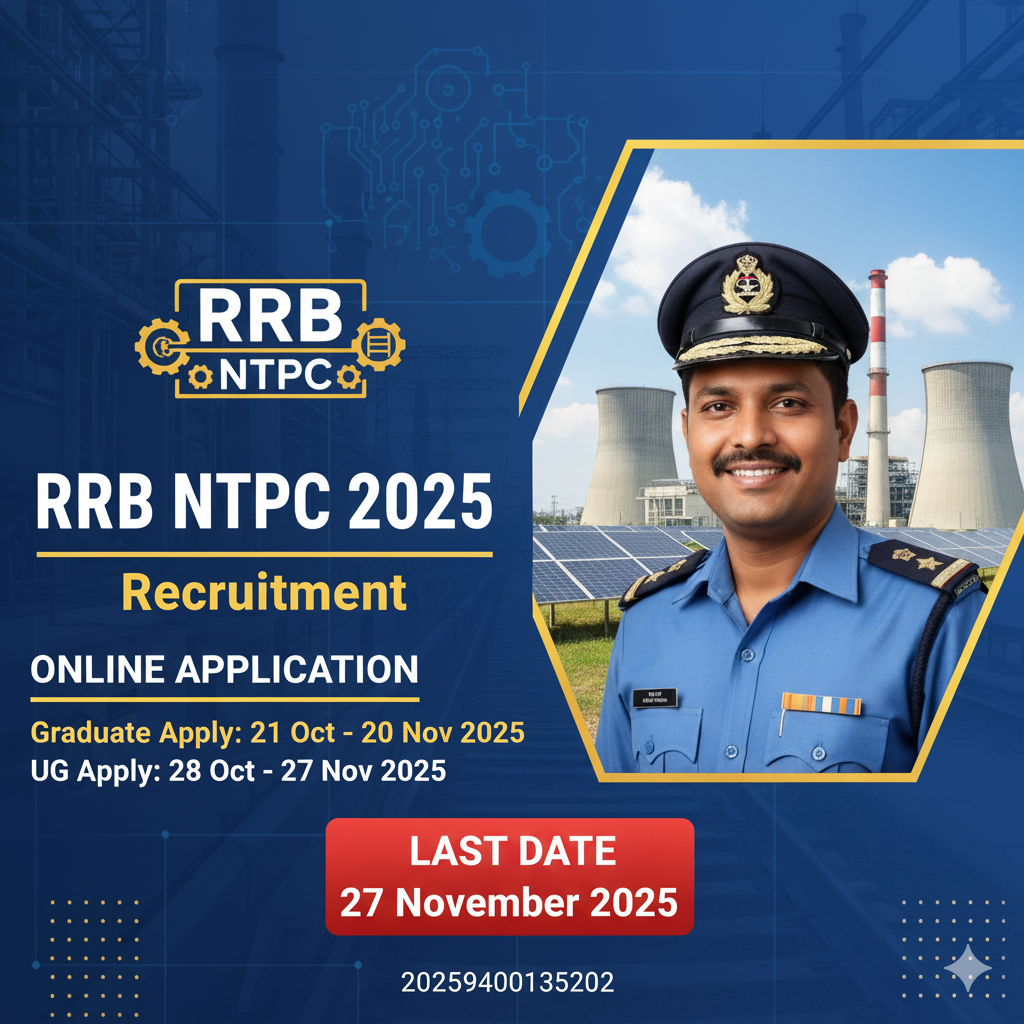RRB NTPC 2025 Recruitment – Official