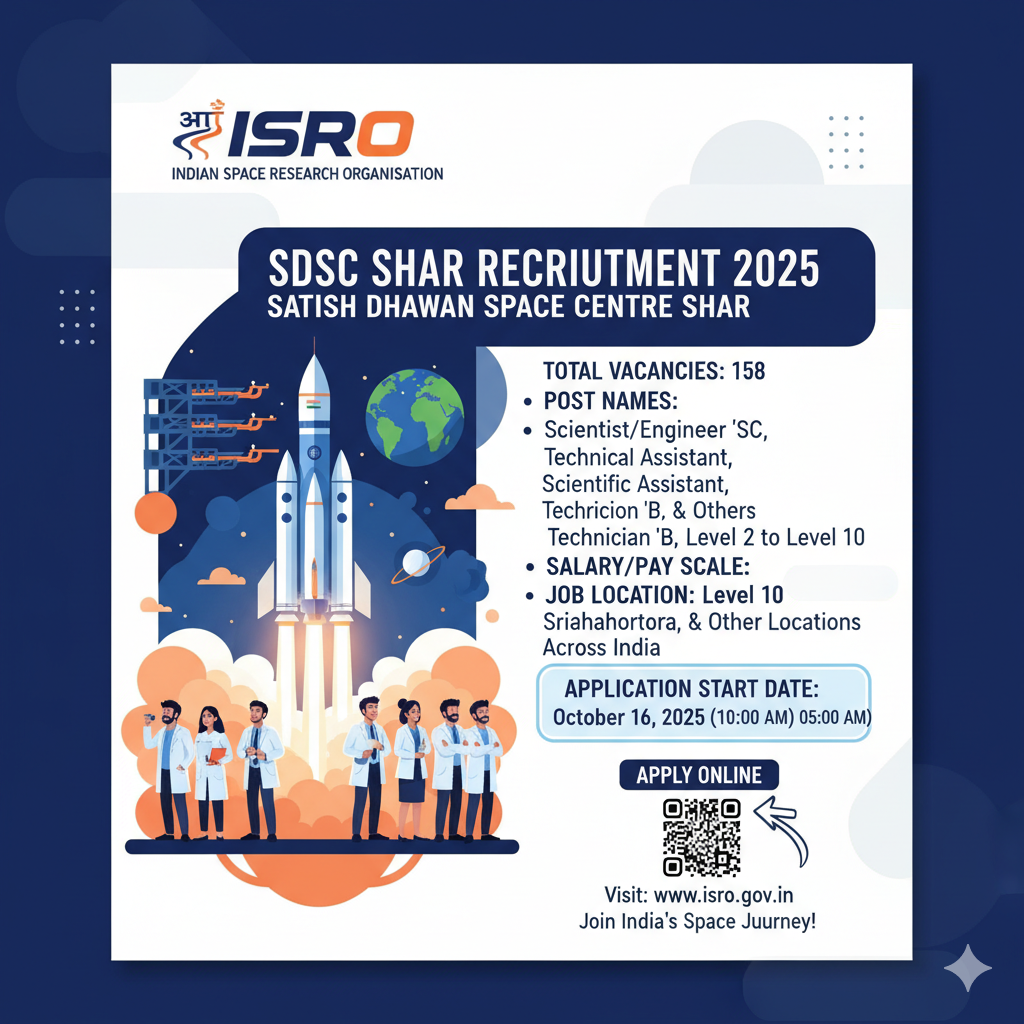 ISRO SDSC Recruitment 2025: