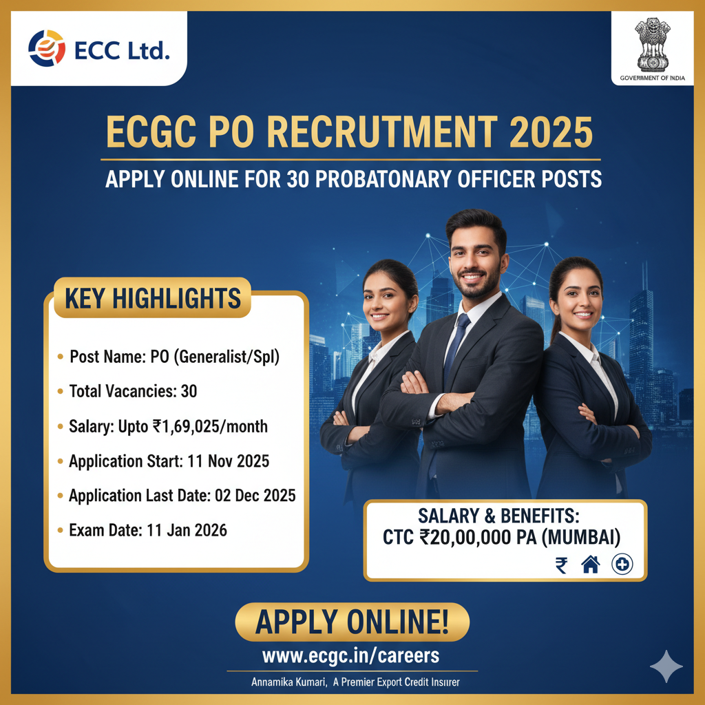 ECGC PO Recruitment 2025