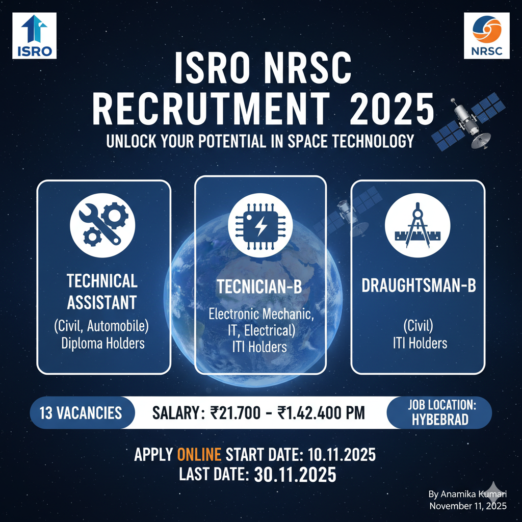 the ISRO NRSC Recruitment 2025